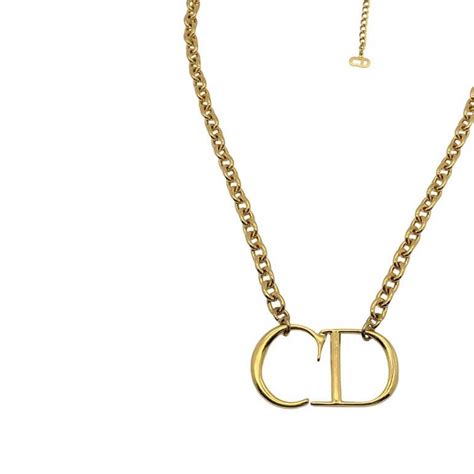 cd dior black|Dior cd necklace.